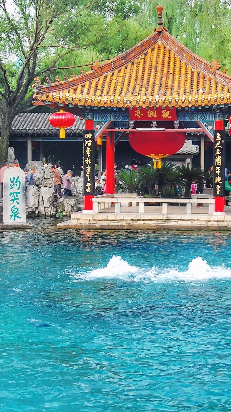 Detailed view of Baotu Spring